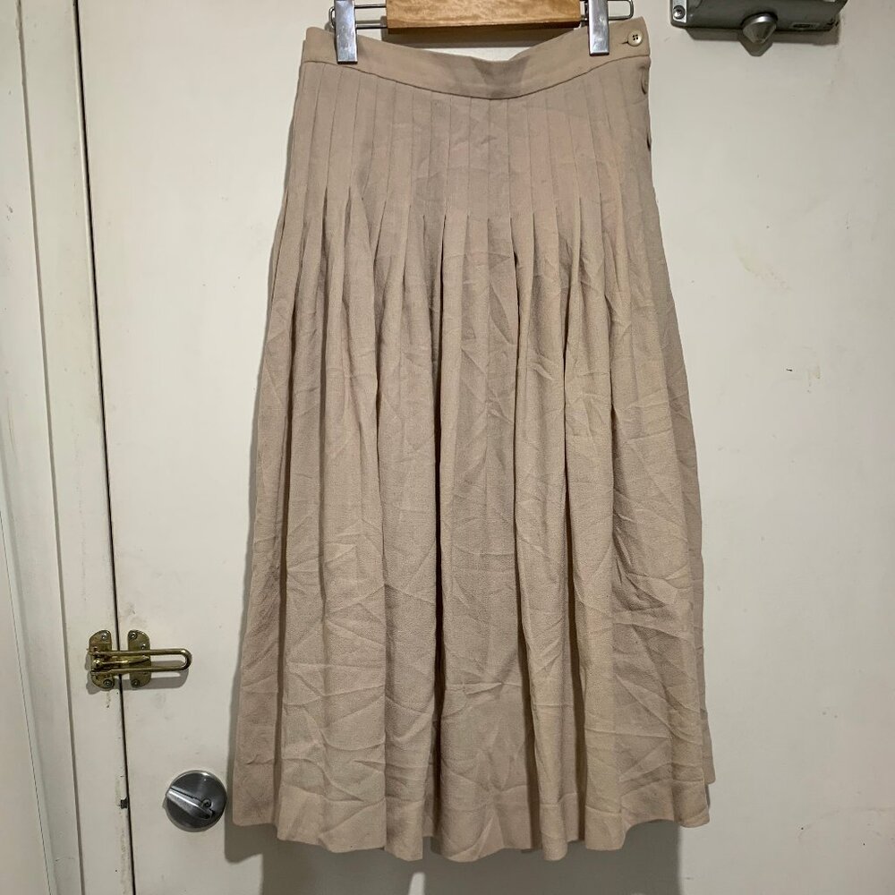 VINTAGE JAEGER WOOL PLEATED SKIRTS SIZE 12